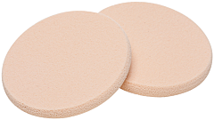 STEPHAN Collection MAKE-UP-SCHWAMM RUND 2ER-PACK BRAUN
