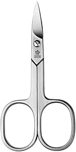 Pfeilring 9cm, INOX Nagelschere, rostfrei, satiniert, in Blister