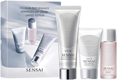 Sensai Cellular Performance Advanced Day Cream Set = Advanced Day Cream 50ml + SP Creamy Soap 30ml + CP Lotion II 20ml