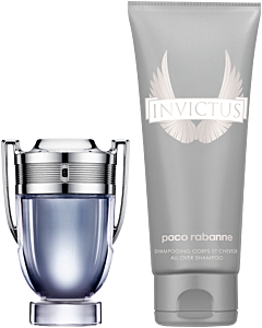 rabanne Invictus Set = EdT Nat. Spray 50 ml + Shampooing All Over Shampoo 100 ml