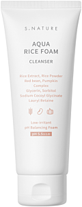 S.NATURE Aqua Rice Foam Cleanser