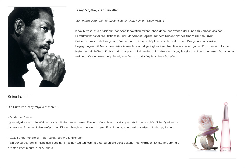 Issey Miyake - Der K&uuml;nstler